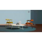 Mesa de centro colorida moderna de diseño redondo para sala de estar - Boogie viadurini