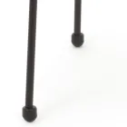 Mesa de centro de acero para exterior con tapa de cristal de diseño - Spumolizia viadurini