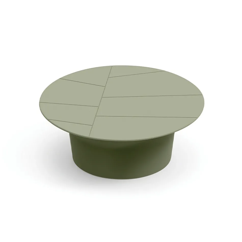 Mesa de centro de polietileno para exterior disponible en varios colores - Toalla viadurini