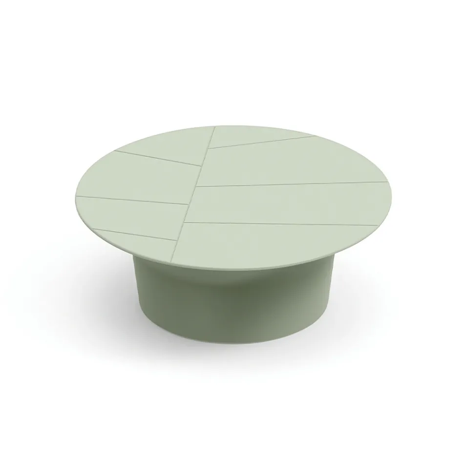 Mesa de centro de polietileno para exterior disponible en varios colores - Toalla viadurini