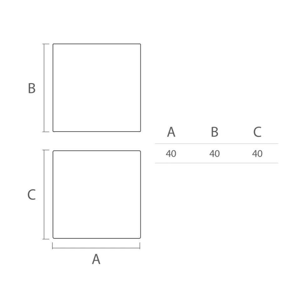 Mesa de centro brillante para exteriores en polietileno blanco Made in Italy - Derti viadurini