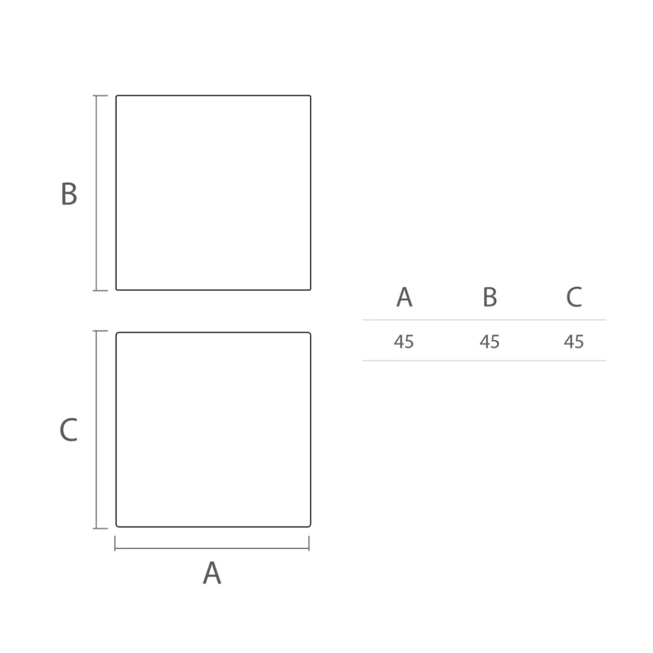 Mesa de centro brillante para exteriores en polietileno blanco Made in Italy - Derti viadurini