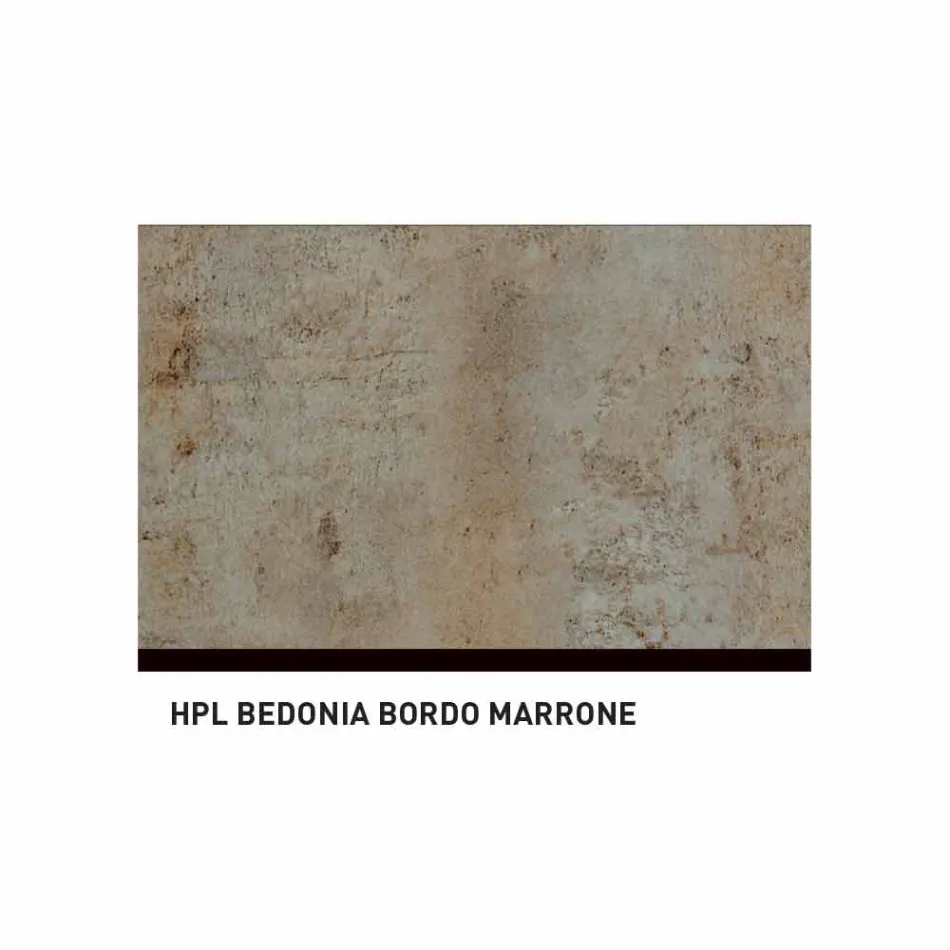 Mesa de diseño exterior Varaschin System en aluminio pintado. viadurini