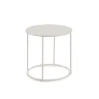 Mesa de centro de jardín en acero galvanizado de varios tamaños Made in Italy - Brienne viadurini