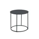 Mesa de centro de jardín en acero galvanizado de varios tamaños Made in Italy - Brienne viadurini