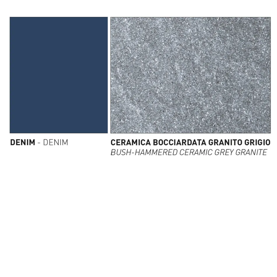 Mesa de centro de jardín de aluminio Made in Italy - Plinto by Varaschin viadurini