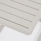 Mesa de centro de jardín de aluminio pintado, Homemotion, 2 piezas - Rodric viadurini