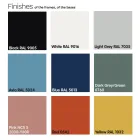 Mesa de centro de jardín en Hpl y metal pintado Made in Italy - Guerrino viadurini