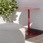 Mesa de centro de jardín de metal de colores de diseño moderno en 3 tamaños - Cettina viadurini