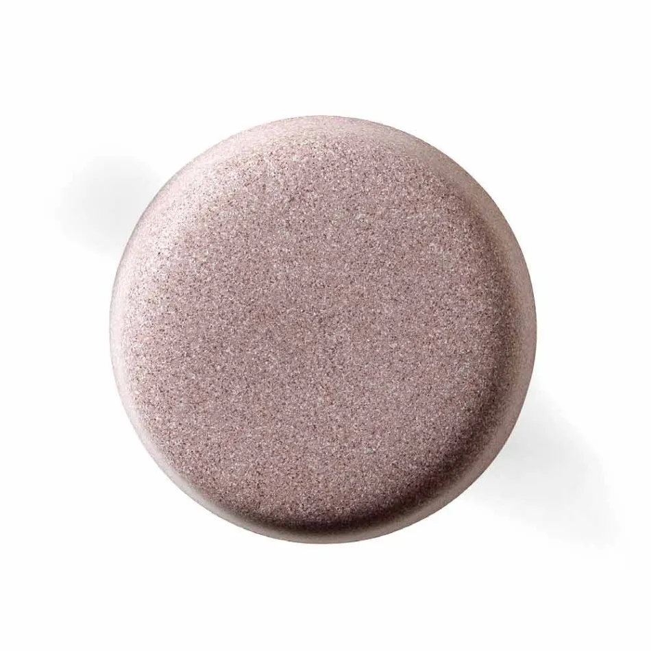 Mesa de centro de jardín en polietileno con tablero de HPL Made in Italy - Desmond viadurini