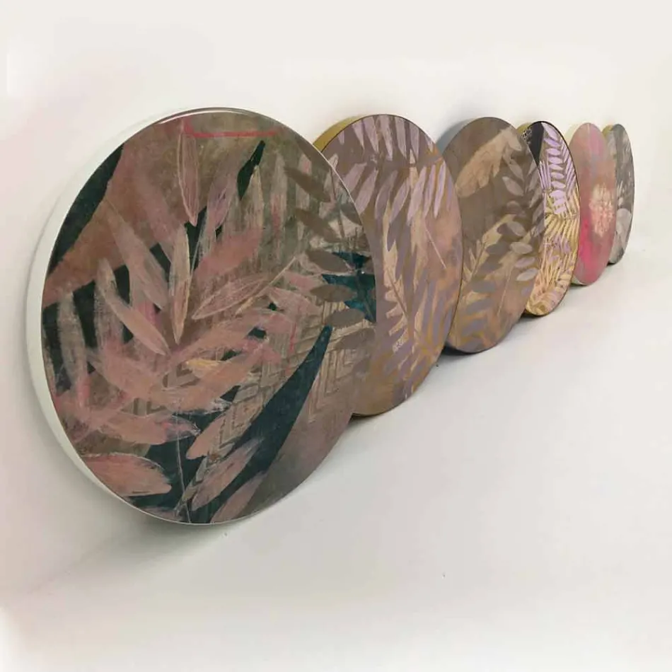 Mesa de centro para interior o exterior con estructura metálica Made in Italy - Carim viadurini