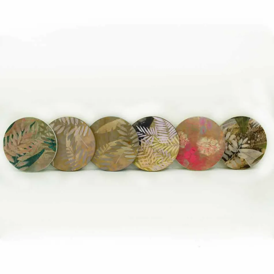 Mesa de centro para interior o exterior con estructura metálica Made in Italy - Carim viadurini