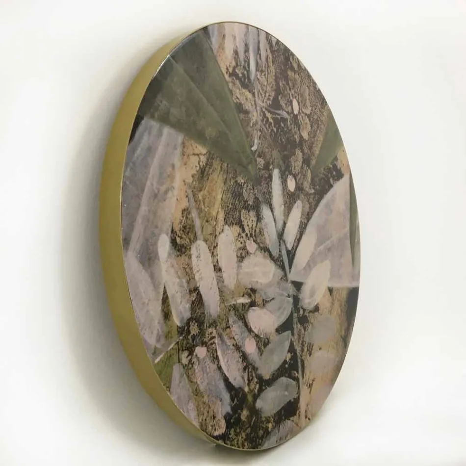 Mesa de centro para interior o exterior con estructura metálica Made in Italy - Carim viadurini