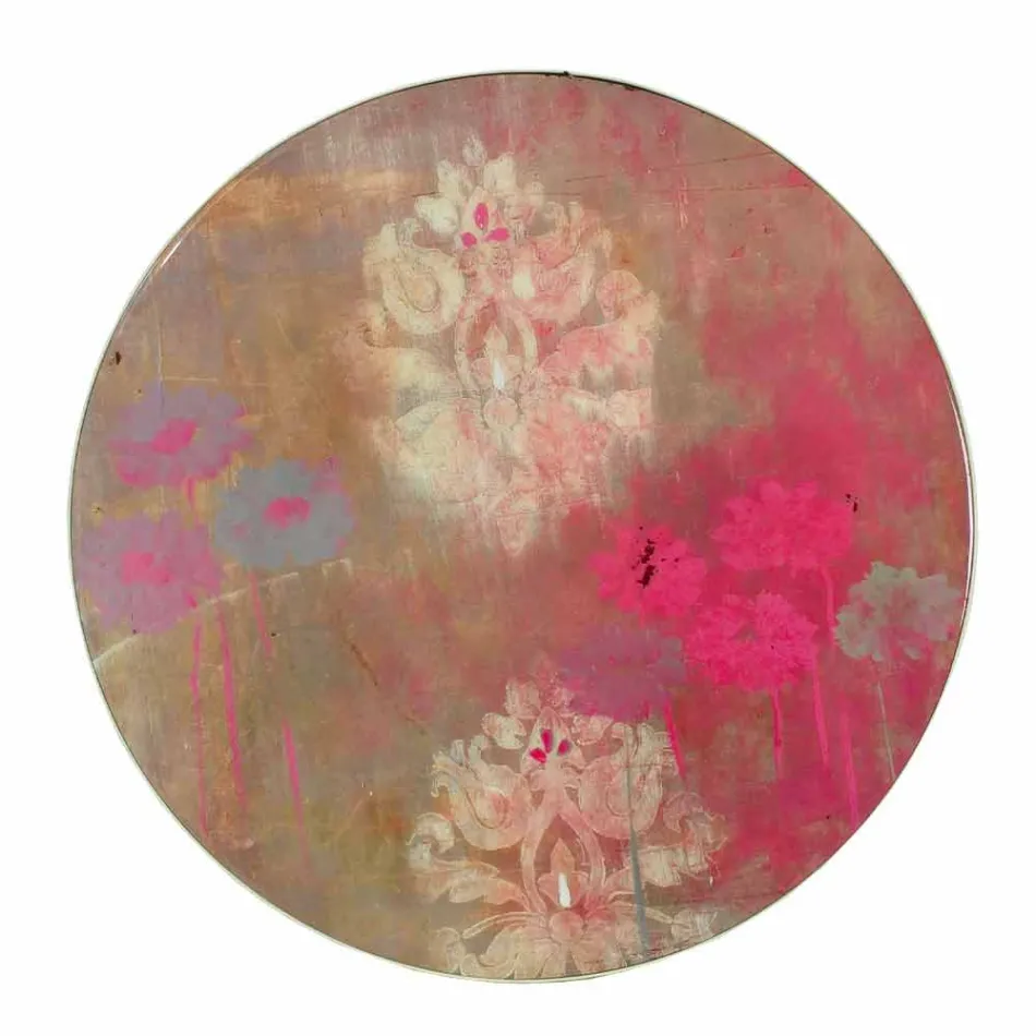 Mesa de centro para interior o exterior con estructura metálica Made in Italy - Carim viadurini