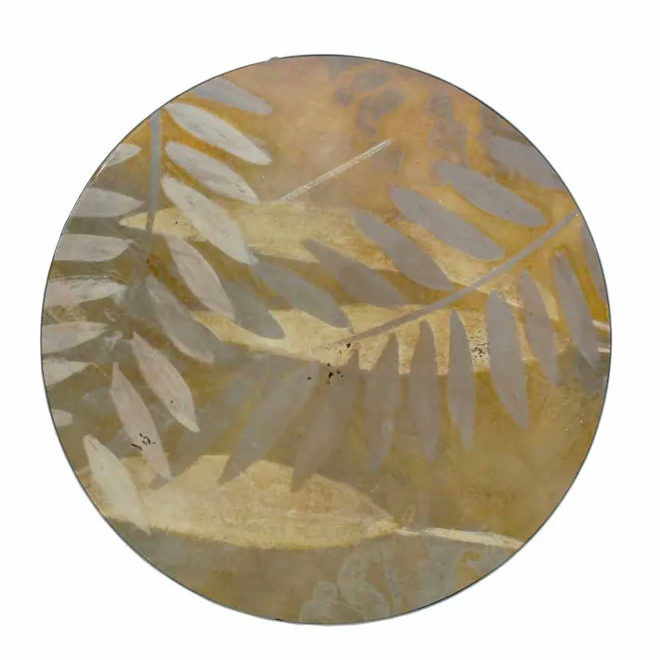 Mesa de centro para interior o exterior con estructura metálica Made in Italy - Carim viadurini