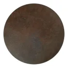 Mesita con Tapa Redonda de Gres Porcelánico Made in Italy - Siste viadurini