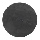 Mesita con Tapa Redonda de Gres Porcelánico Made in Italy - Siste viadurini