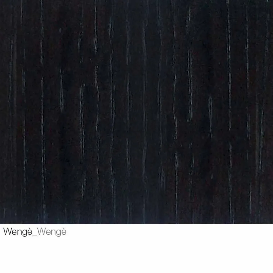 Mesa de centro con tapa redonda de madera Made in Italy - Montebianco viadurini