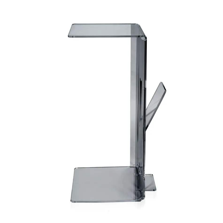 Mesa de centro con revistero de plexiglás Made in Italy - Belle viadurini