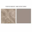 Mesa de centro de diseño con 2 tapas redondas en Gres Made in Italy - Estocolmo viadurini