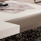 Mesa de centro Fenix con pies transparentes Made in Italy - Justin viadurini