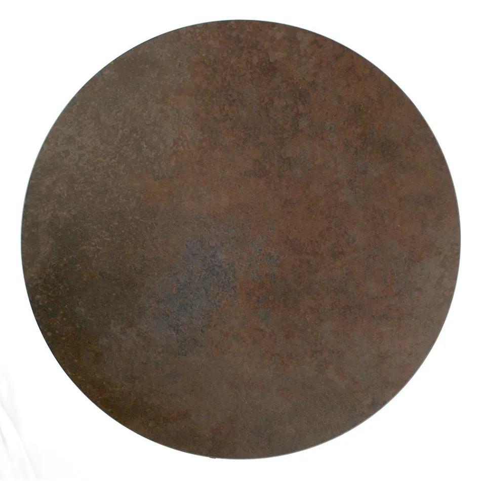 Mesa de centro de gres con base de acero Made in Italy - Aspira viadurini