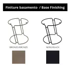 Mesa de Centro en Porcelana Grès y Base Redonda Made in Italy - Tullia viadurini