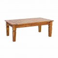 Mesa de centro de madera maciza de acacia Homemotion Classic Design - Remo