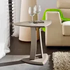 Mesa de centro en Mdf lacado Made in Italy, alta calidad - Lisa viadurini