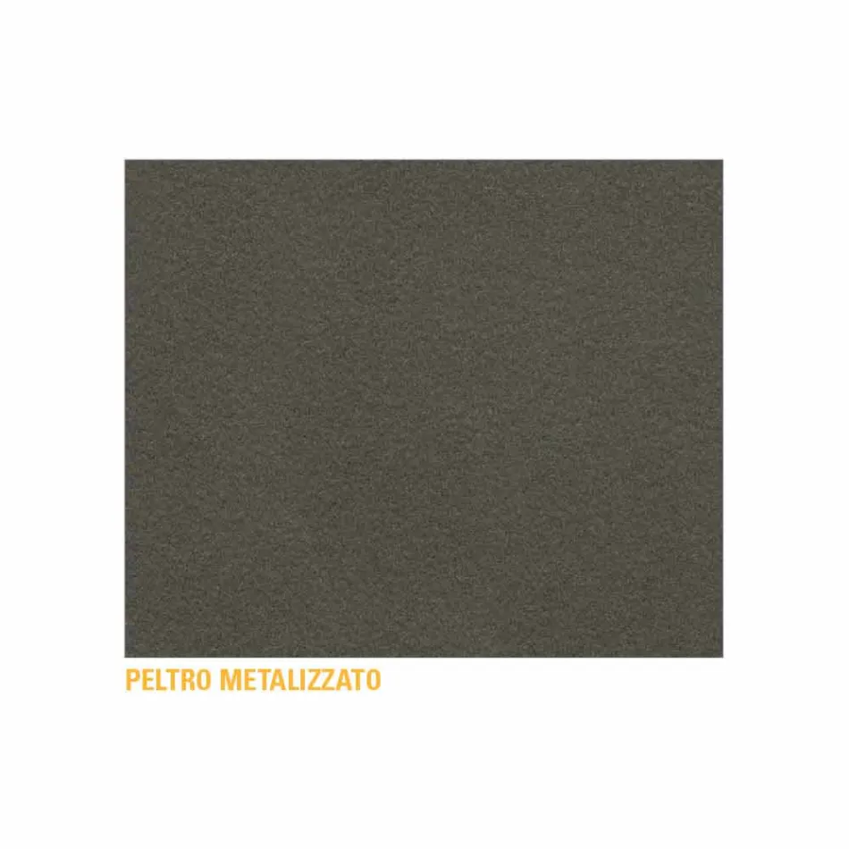 Mesa de centro de metal con bandeja contenedor Made in Italy - Numbo viadurini