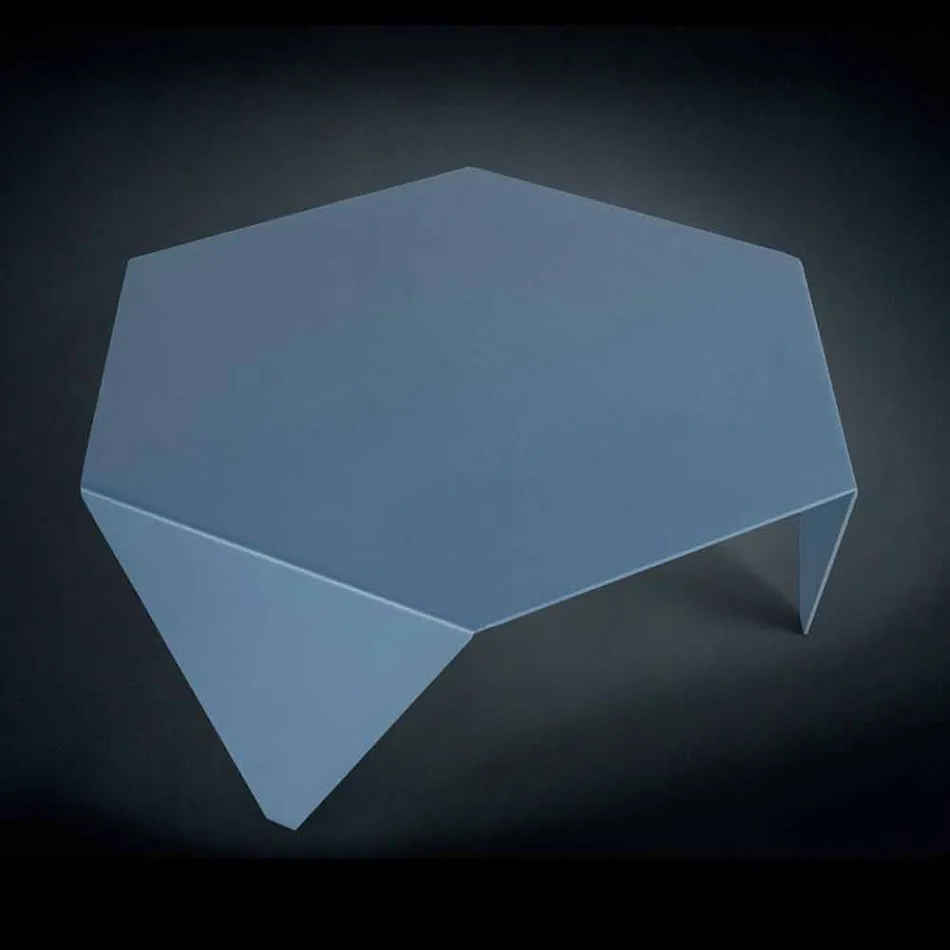 Mesa de centro de láser de metal de estar cortada Ruche viadurini