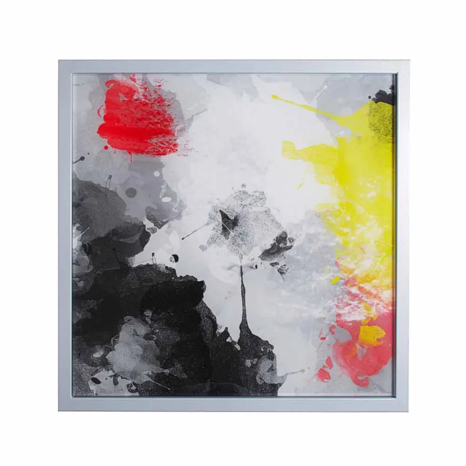 Moderna del metal del café sala de estar 50x50cm Nina, fabricado en Italia viadurini