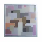 Moderna del metal del café sala de estar 50x50cm Nina, fabricado en Italia viadurini