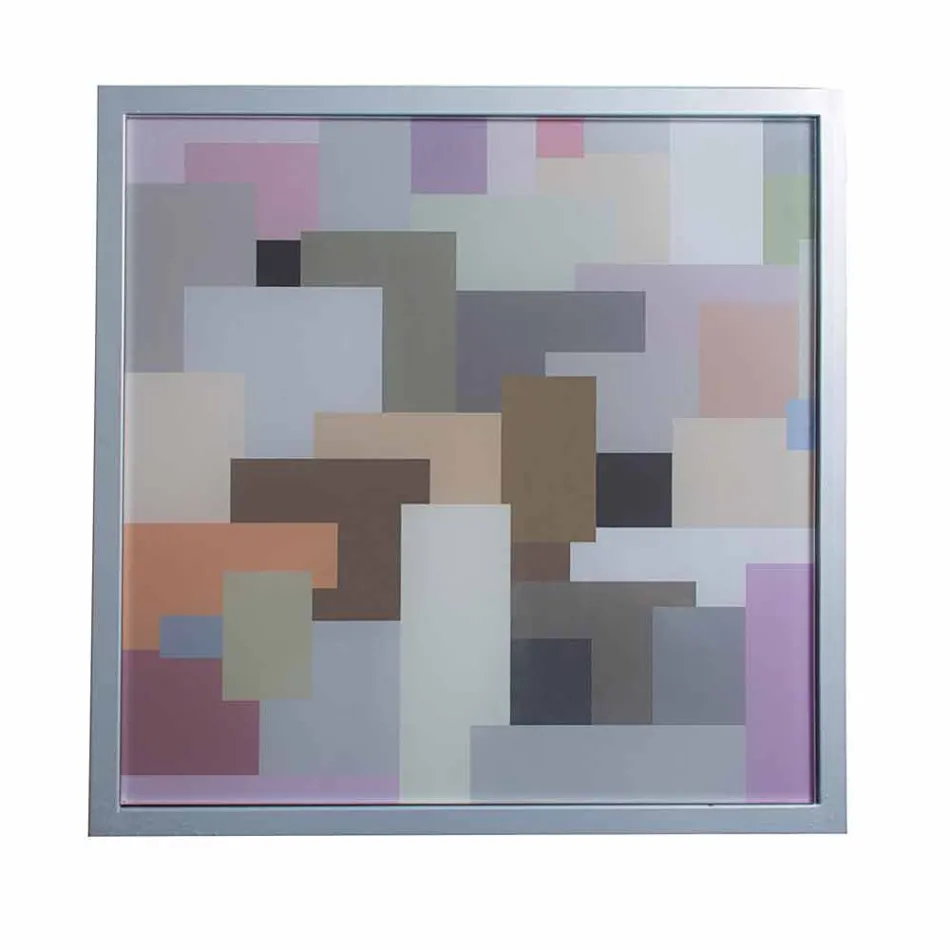 Moderna del metal del café sala de estar 50x50cm Nina, fabricado en Italia viadurini