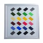 Moderna del metal del café sala de estar 50x50cm Nina, fabricado en Italia viadurini