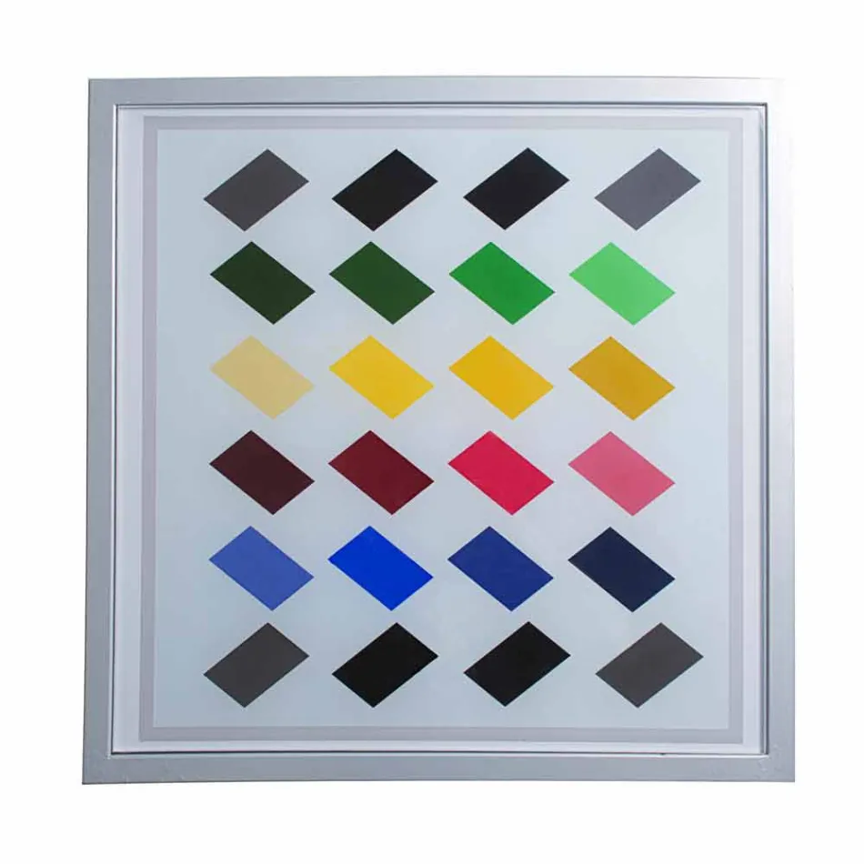 Moderna del metal del café sala de estar 50x50cm Nina, fabricado en Italia viadurini