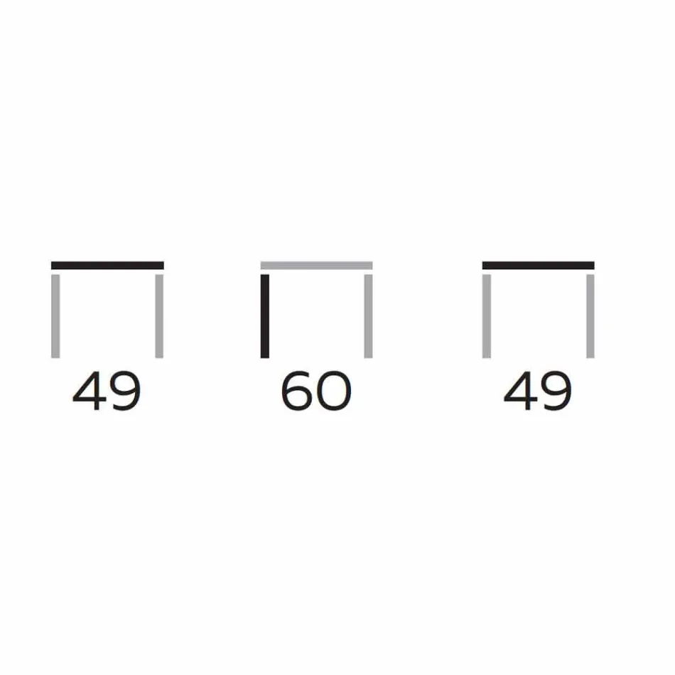 Mesa de centro moderna con tapa redonda de Gres Made in Italy - Stuttgart viadurini
