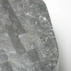 Mesa de centro moderna con forma de piedra fósil - Bowie viadurini