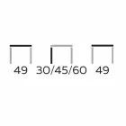 Mesa de centro cuadrada de Gres con base de metal Made in Italy - Albert viadurini