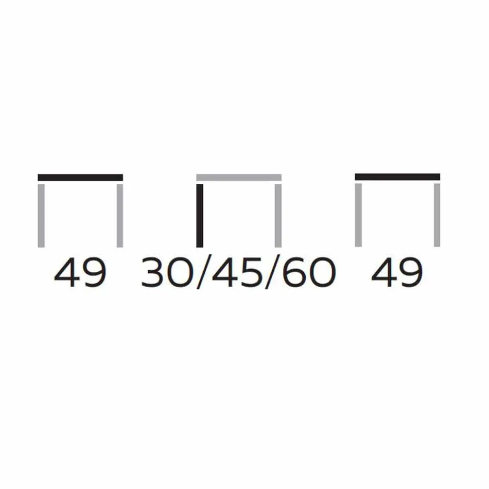 Mesa de centro cuadrada de Gres con base de metal Made in Italy - Albert viadurini