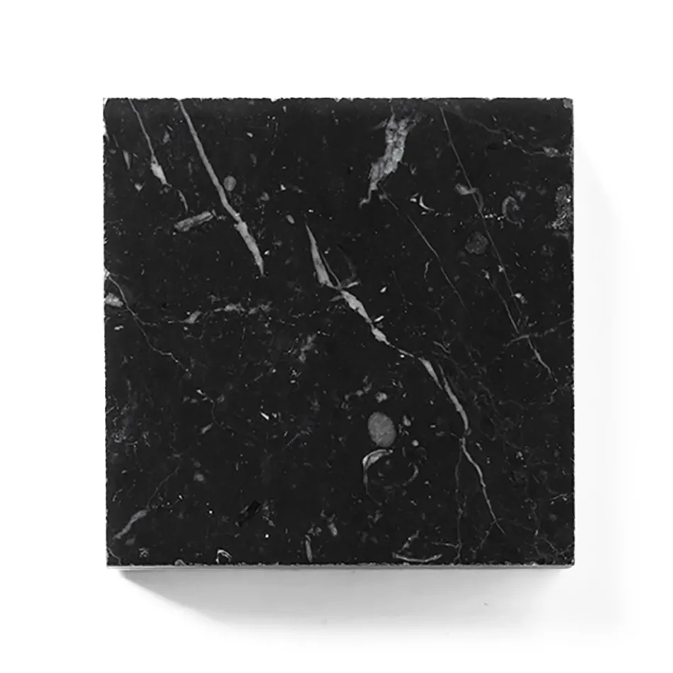 Mesa de Centro Rectangular con Tapa de Mármol Made in Italy - Makino viadurini