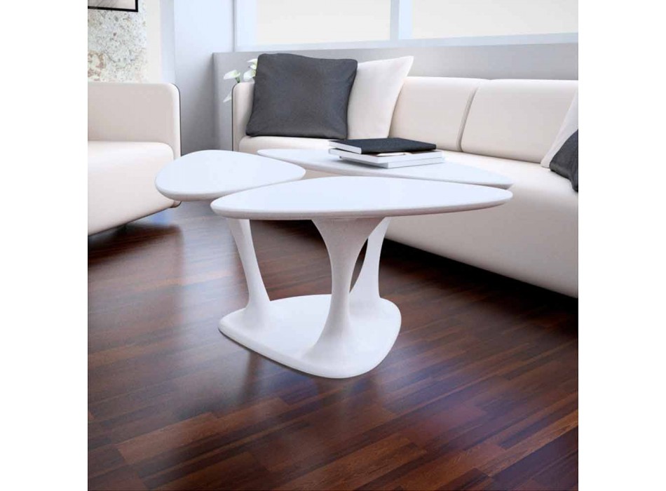 Amanita mesa de centro de diseño moderno hecho en Italia viadurini