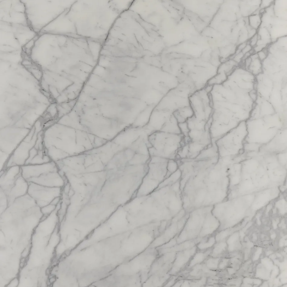 Mesita Eero Saarinen Alt. 41 de mármol Statuarietto Carrara Made in Italy viadurini