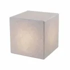 Mesa de centro cuadrada brillante de plástico de colores de diseño moderno - Dadostar viadurini