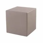 Mesa de centro cuadrada brillante de plástico de colores de diseño moderno - Dadostar viadurini