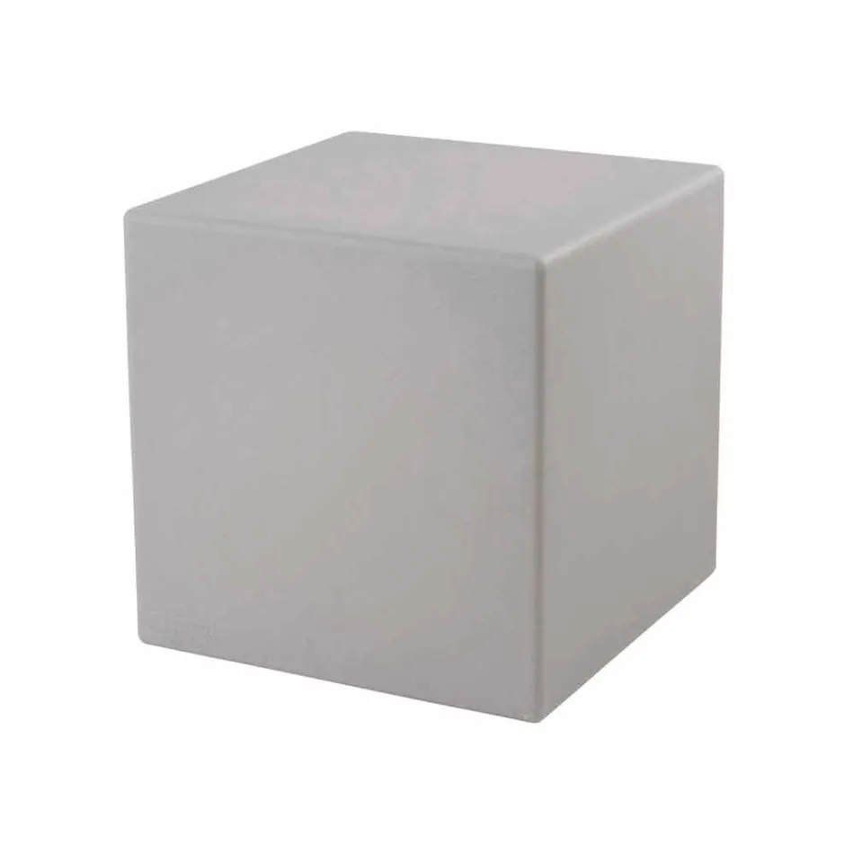 Mesa de centro cuadrada brillante de plástico de colores de diseño moderno - Dadostar viadurini