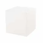 Mesa de centro cuadrada brillante de plástico de colores de diseño moderno - Dadostar viadurini