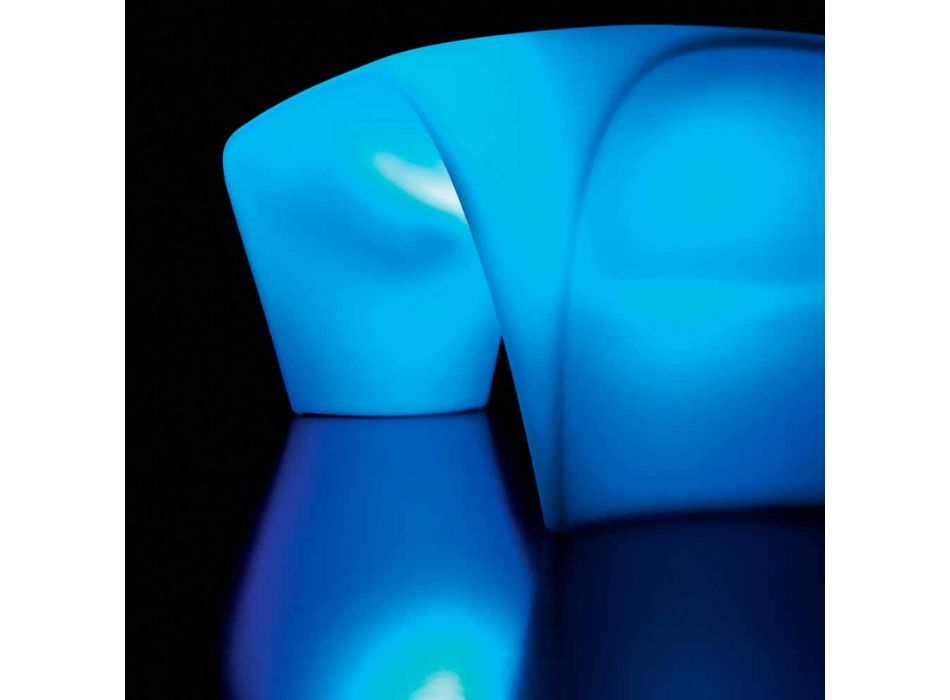 Mesa de centro luminosa RGB para diseño interior o exterior en plástico - Lily by Myyour viadurini