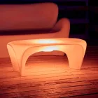 Mesa de centro luminosa RGB para diseño interior o exterior en plástico - Lily by Myyour viadurini