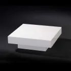 mesa de madera contemporáneo cubierta de metacrilato Loft Cadeau viadurini